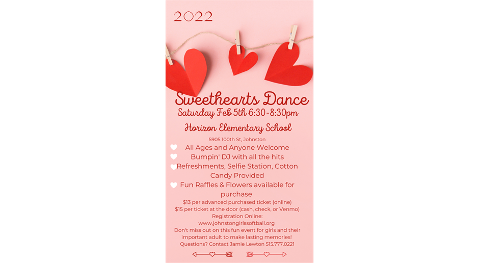 2022 Sweethearts Dance - Feb. 5